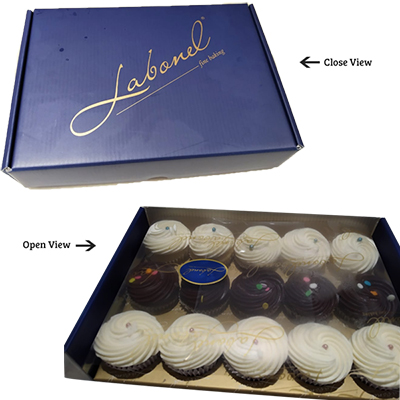 "ASSORTED CUPCAKES - 15 pieces (Labonel) - Click here to View more details about this Product